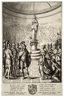 Dido trifft Aeneas von Wenzel Hollar