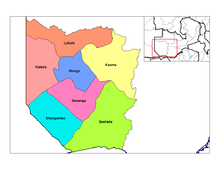 Districts of the Western Province