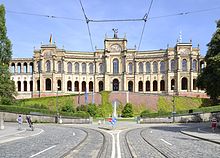 The Bavarian Parliament Building (Maximilianeum) in Munich