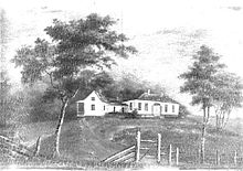 The White Cottage, Stephen Fosterin synnyinkoti lähellä Lawrencevilleä, Pennsylvaniassa.