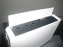 Connectors for GameCube controllers and memory cards