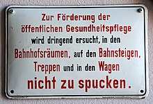 Historical information sign in the DB Museum Nuremberg