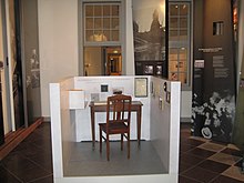 Reconstructed study of the young Willy Brandt (then Herbert Frahm) in the Willy Brandt House Lübeck