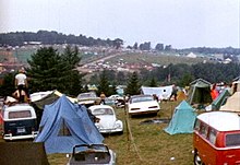 Campsite east of the stage