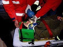 Exercise of the Polish rescue service