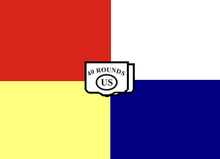 Hoofdkwartierbadge van het leger van de Unie, XV Korps  