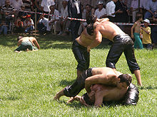 Öl-Wrestling auf Kırkpınar