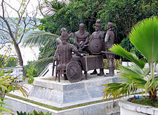 Statue zum Gedenken an den "Blood Compact" in Tagbilaran City