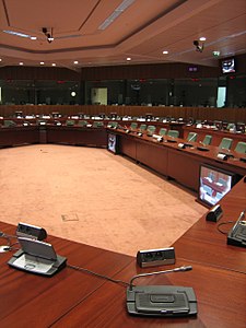 Rat der Europäischen Union Versammlungsraum
