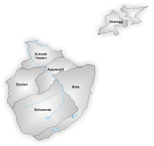 Appenzell Innerrhodenin piirit Innerrhodenin piirit  