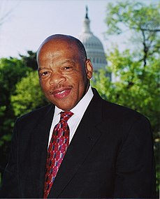 John Lewis, now a U.S. Congressman, was attacked during a Freedom Ride