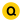 The letter Q on a yellow circle