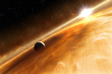 ハッブル望遠鏡が直接観測した太陽系外惑星「フォマールハウトB」の想像図