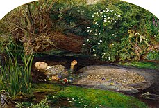 Ophelia de Millais; Elizabeth Siddal es la modelo