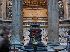 Umberto I's grav i Pantheon.