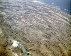 Pohoří Zagros při pohledu z vesmíru.