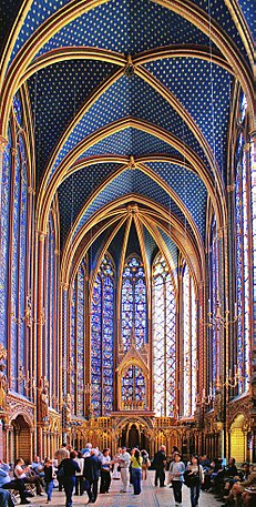 Zgornja kapela La Sainte-Chapelle