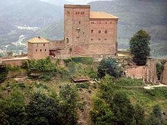 Trifels Castle, Annweiler, Germany - the third place where King Richard was imprisoned (while on his way back to England)