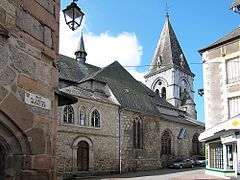 Side view of the Saint Martin church.