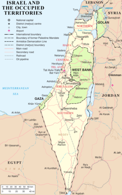 Iisraeli riigi piirid