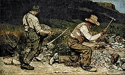 Die Steinbrecher war ein Gemälde von Gustave Courbet aus dem Jahr 1849. Es ging 1945 bei einem Brand verloren.