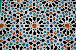 Fez (Morocco) - potentially infinite tile mosaic in the Medersa Attarine