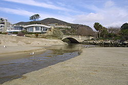 La fin du ruisseau Aliso.