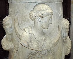 Selene, Hesperos, Phosphoros (Louvre, Paris)