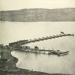 Akvijos upelio išsilaipinimas Sąjungos kontrolėje 1863 m. vasario mėn.
