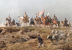 Magyar (ungāru) ierašanās Karpatu baseinā.