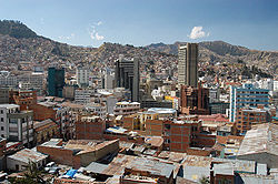 La Paz, hovedstad i Bolivia