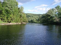 Řeka u Colebrooku.