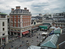 Vista dalla Royal Opera House