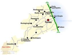 Mapa provincie  