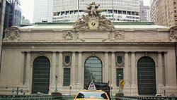 Fuera de la Grand Central Terminal  