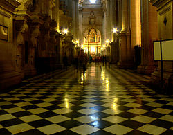 Interieur van de kathedraal van Jaén