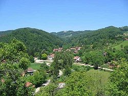 Kalenić kylä Šumadiassa