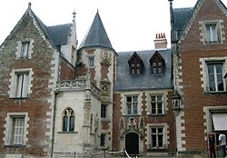 Clos Lucé i Frankrig, hvor Leonardo boede fra 1516 til 1519  