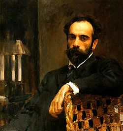 Retrato de Levitan por Valentin Serov, 1893  