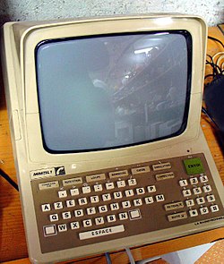 Minitel 1. Χτισμένο το 1982