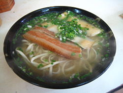 Miyako soba, von der Insel Miyako, Präfektur Okinawa