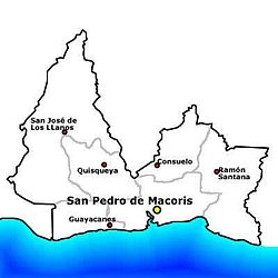 San Pedro de Macorís provincijos savivaldybės