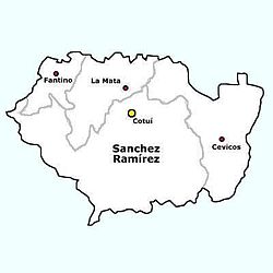 Kommuner i Sánchez Ramírez-provinsen  