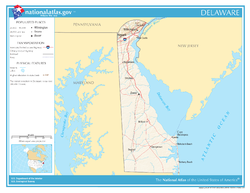 Delaware's distrikt med et bredt flertal siden 1789  