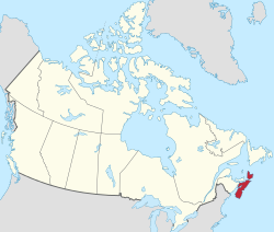 Placering af Nova Scotia i Canada  