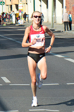 Paula Radcliffe alla Maratona di Berlino 2011