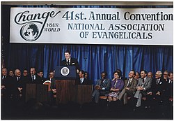 Reagan v projevu před Národním sdružením evangelikálů, 1983 