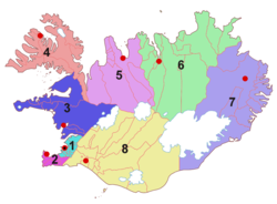 Regiony Islandu