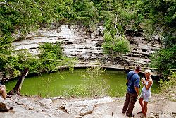 Cenote sagrado de Chichén Itzá.  
