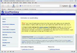 SeaMonkey prima esecuzione